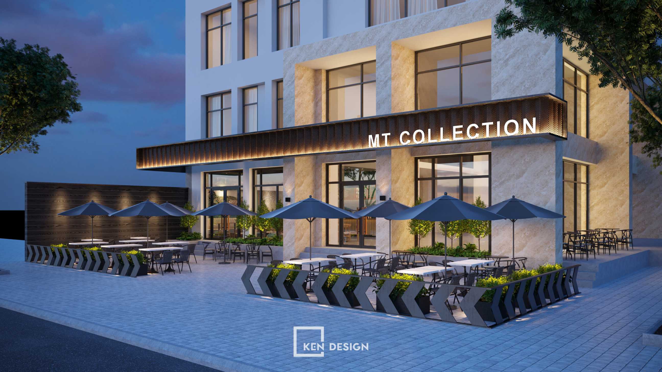 Thiết kế quán cafe MT Collection