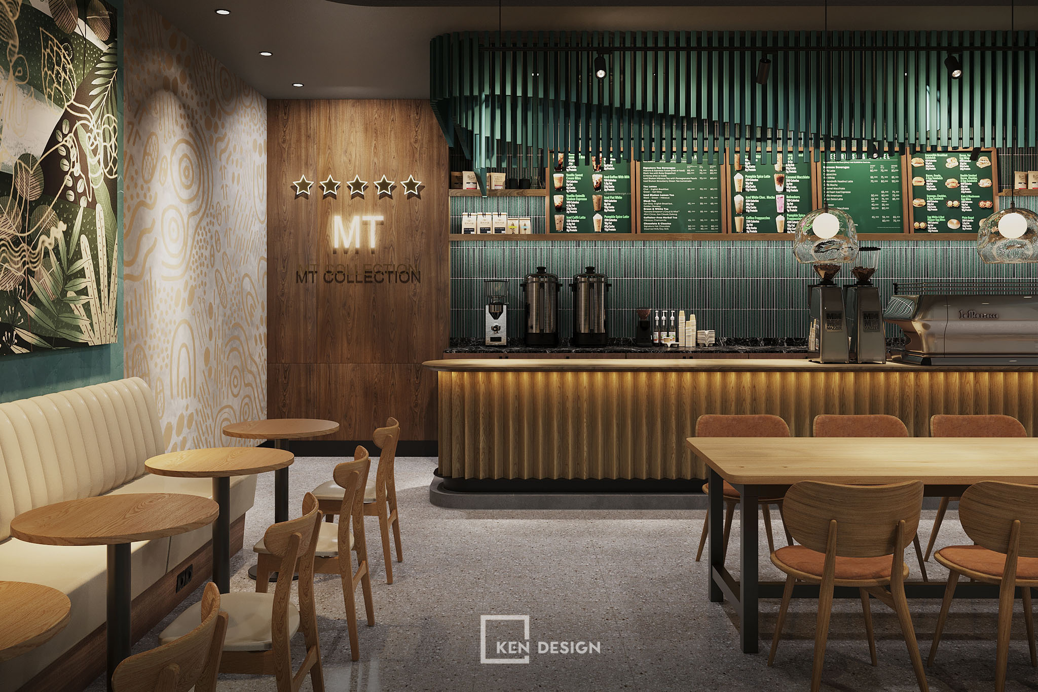 Thiết kế quán cafe MT Collection - Ninh Bình
