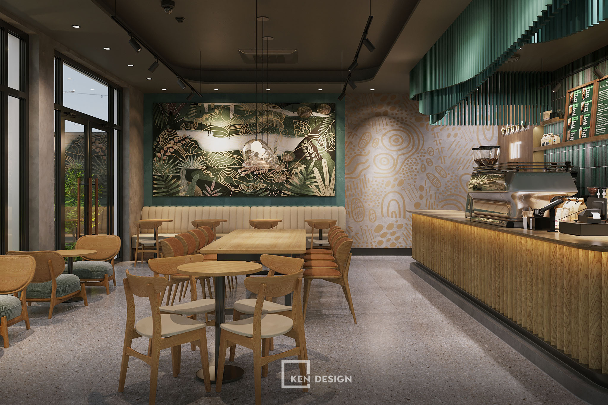Thiết kế quán cafe MT Collection - Ninh Bình