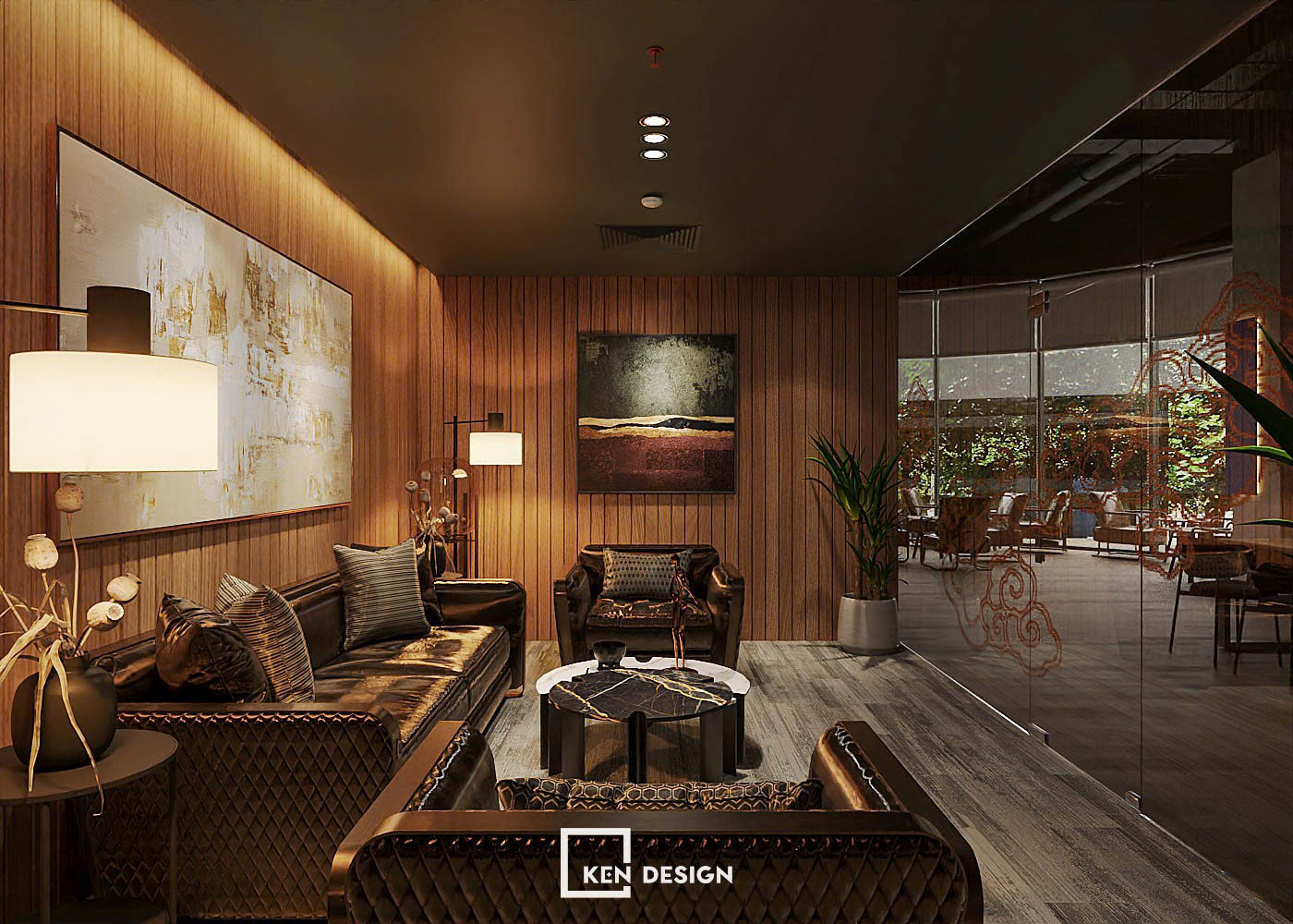 Thiết kế quán cafe coworking FLOW HAUS tại Lê Văn Lương