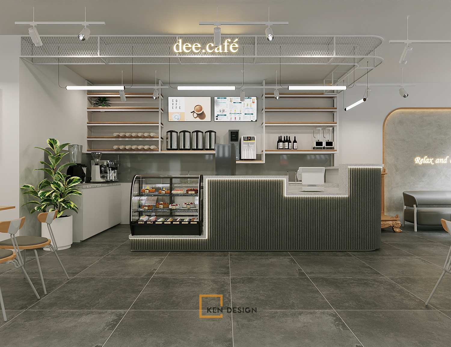 Thiết kế quán cafe Dee.Cafe Bắc Giang