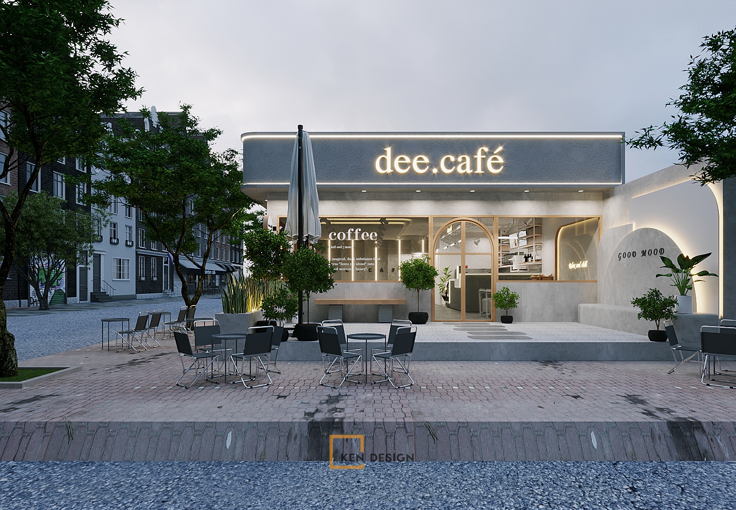 Thiết kế quán cafe Dee.Cafe Bắc Giang