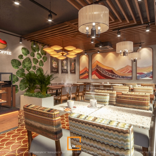 Thiết kế quán cafe Hill Coffee