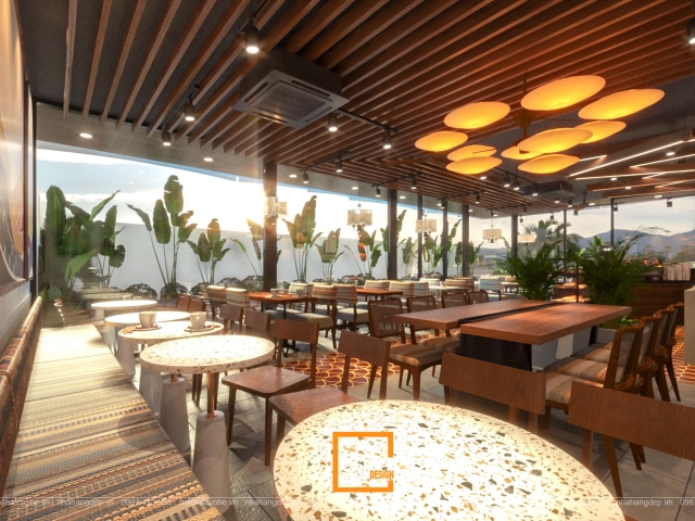 Thiết kế quán cafe Hill Coffee