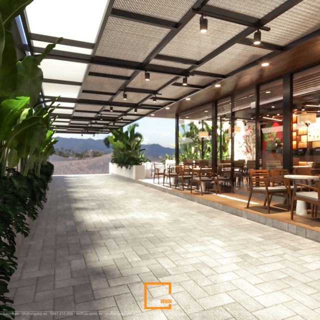 Thiết kế quán cafe Hill Coffee