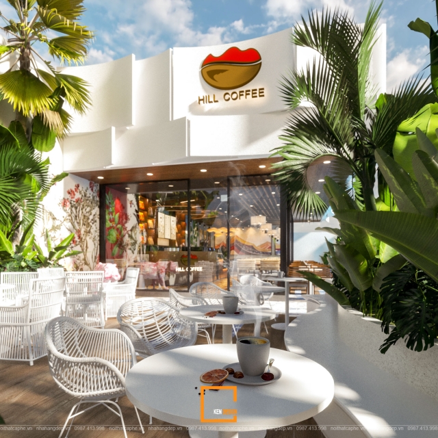 Thiết kế quán cafe Hill Coffee