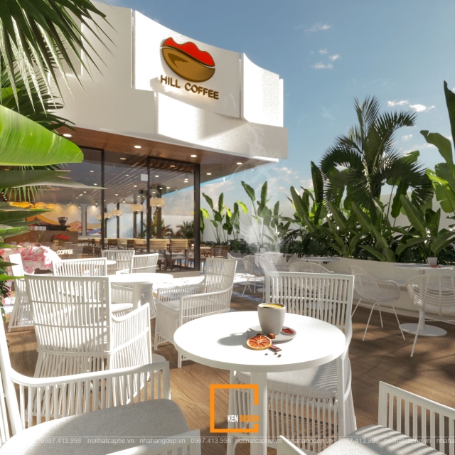 Thiết kế quán cafe Hill Coffee