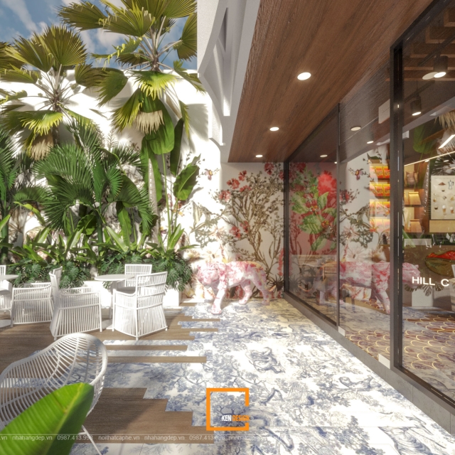 Thiết kế quán cafe Hill Coffee