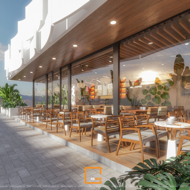 Thiết kế quán cafe Hill Coffee
