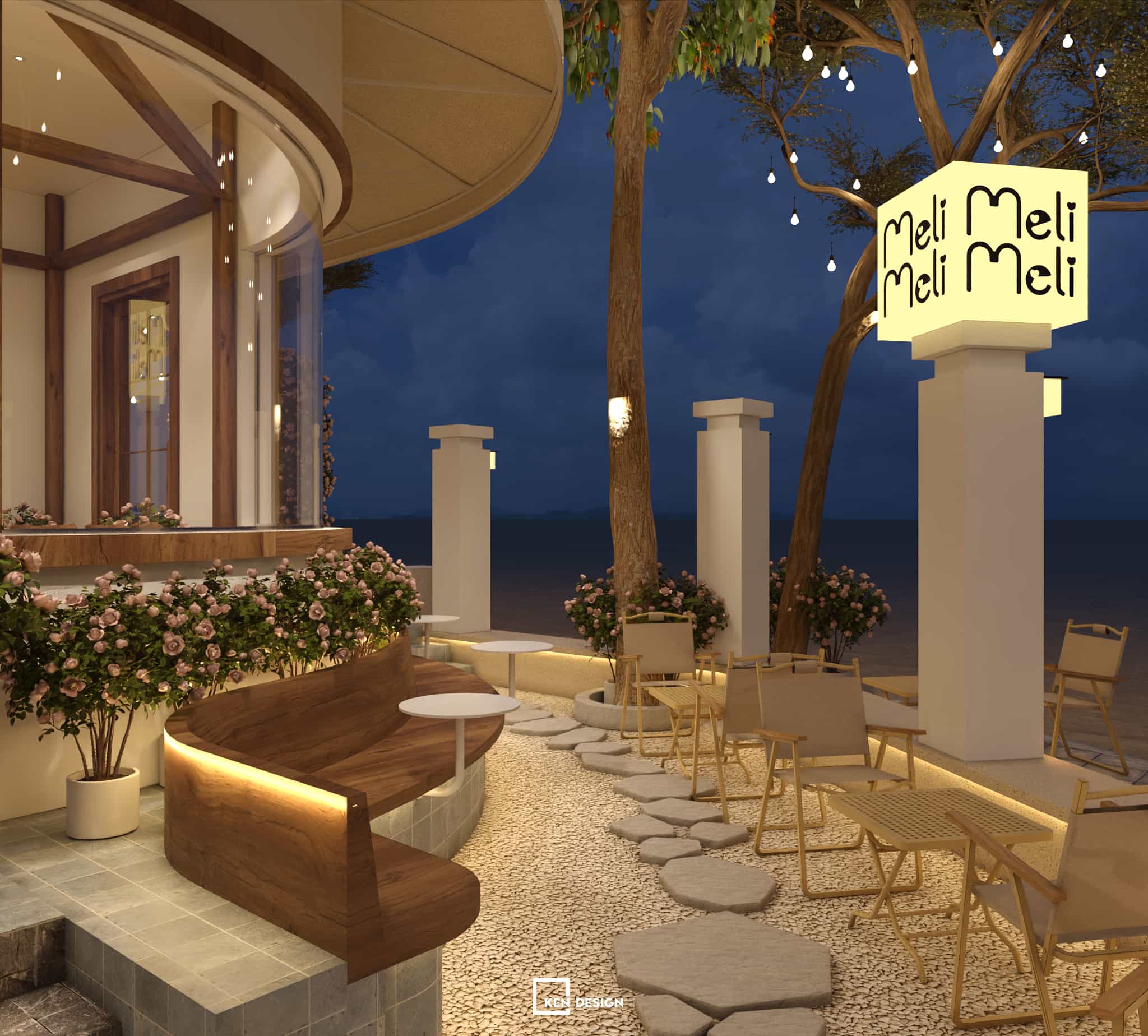 Thiết kế quán cafe MeliMeli