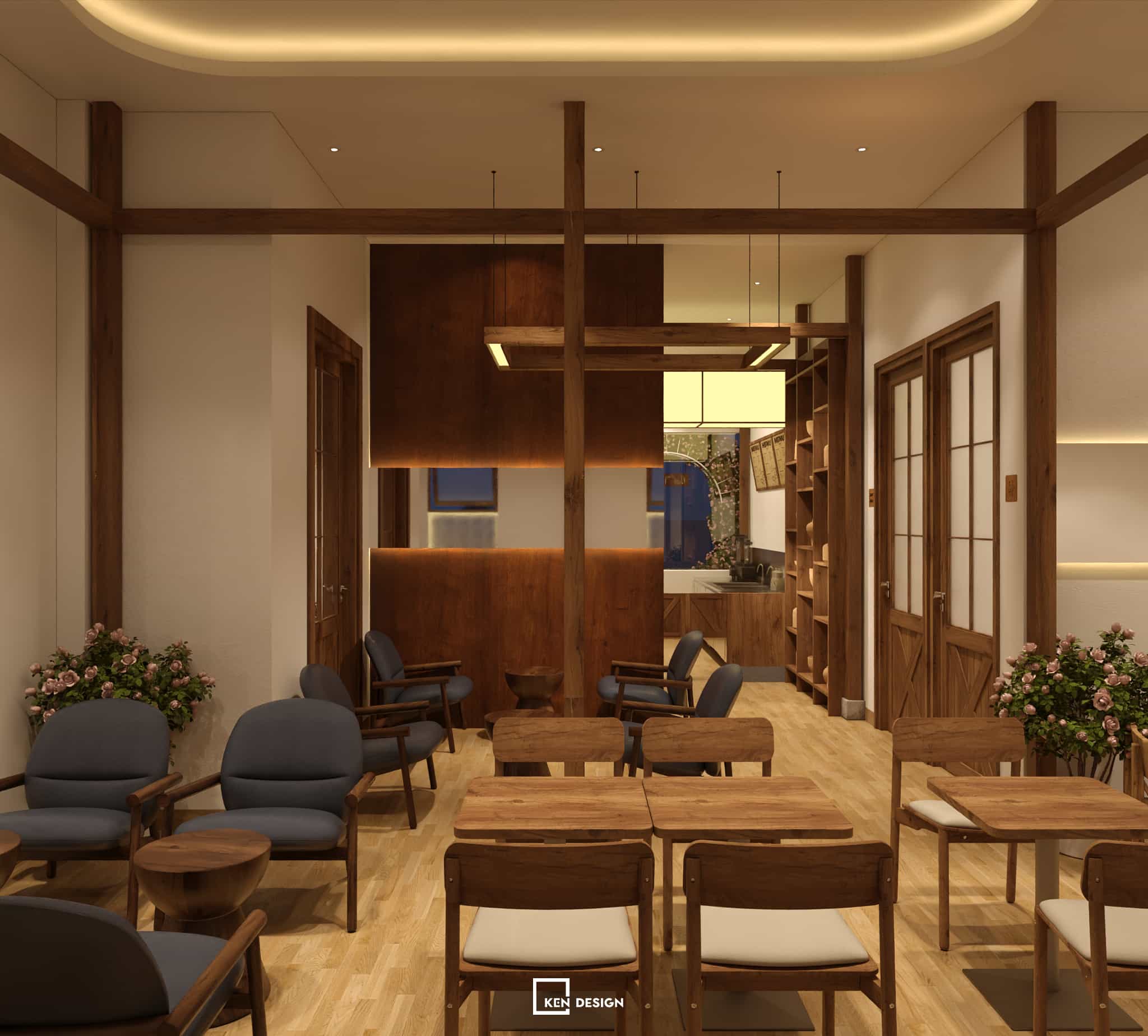 Thiết kế quán cafe MeliMeli