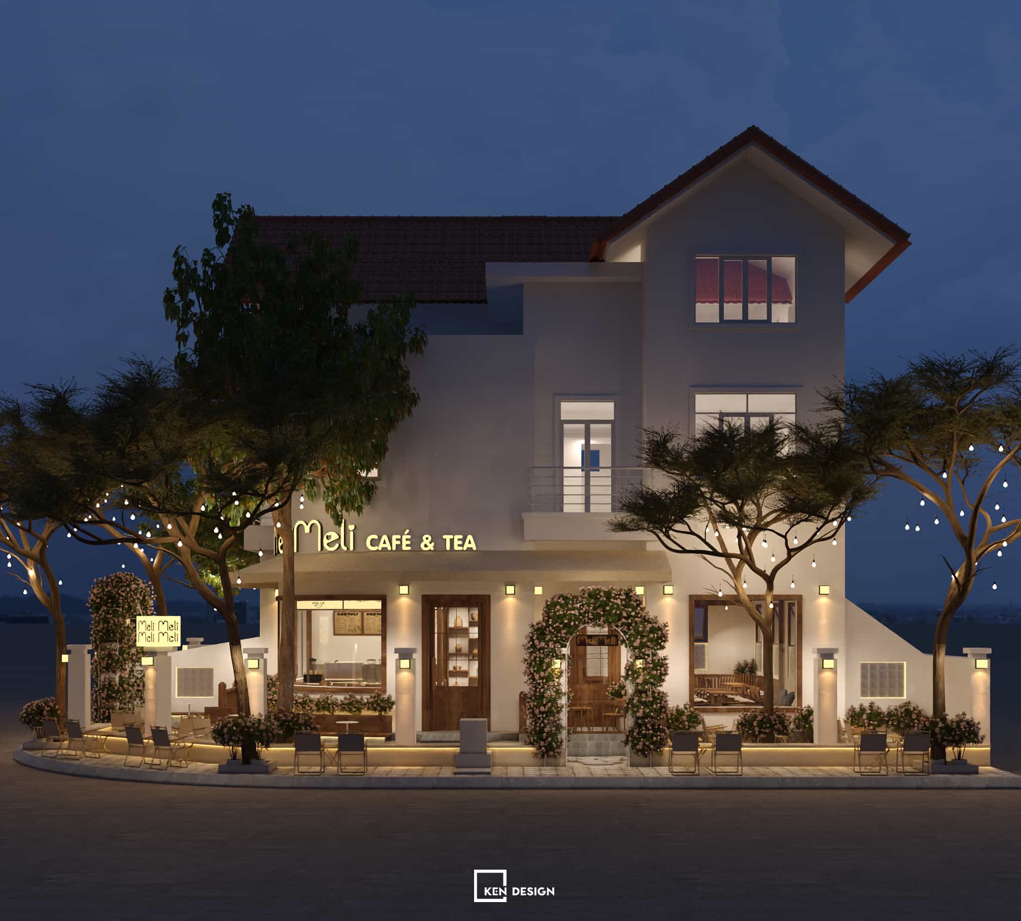 Thiết kế quán cafe MeliMeli