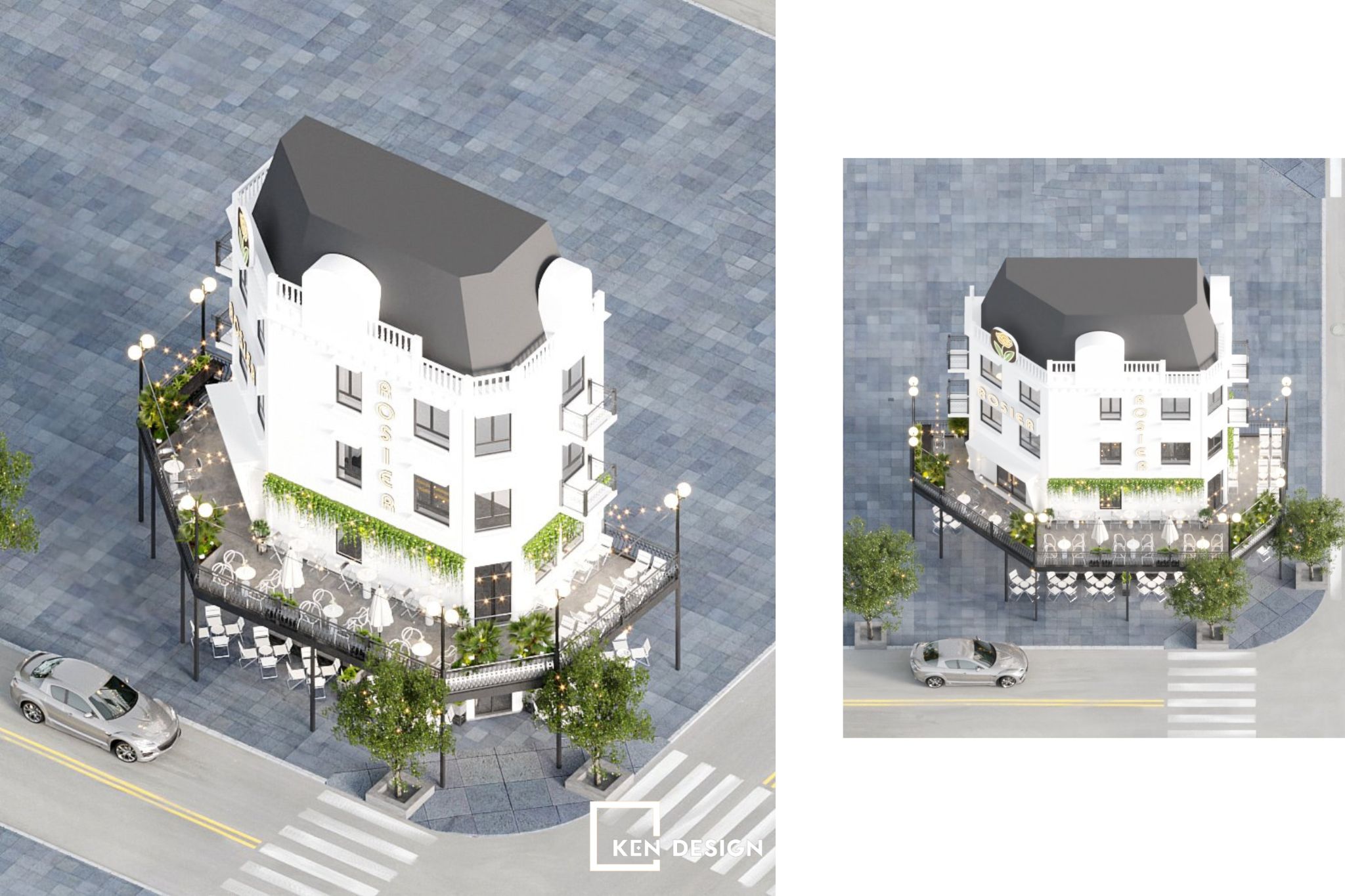 Thi công quán cafe minimalism tối giản