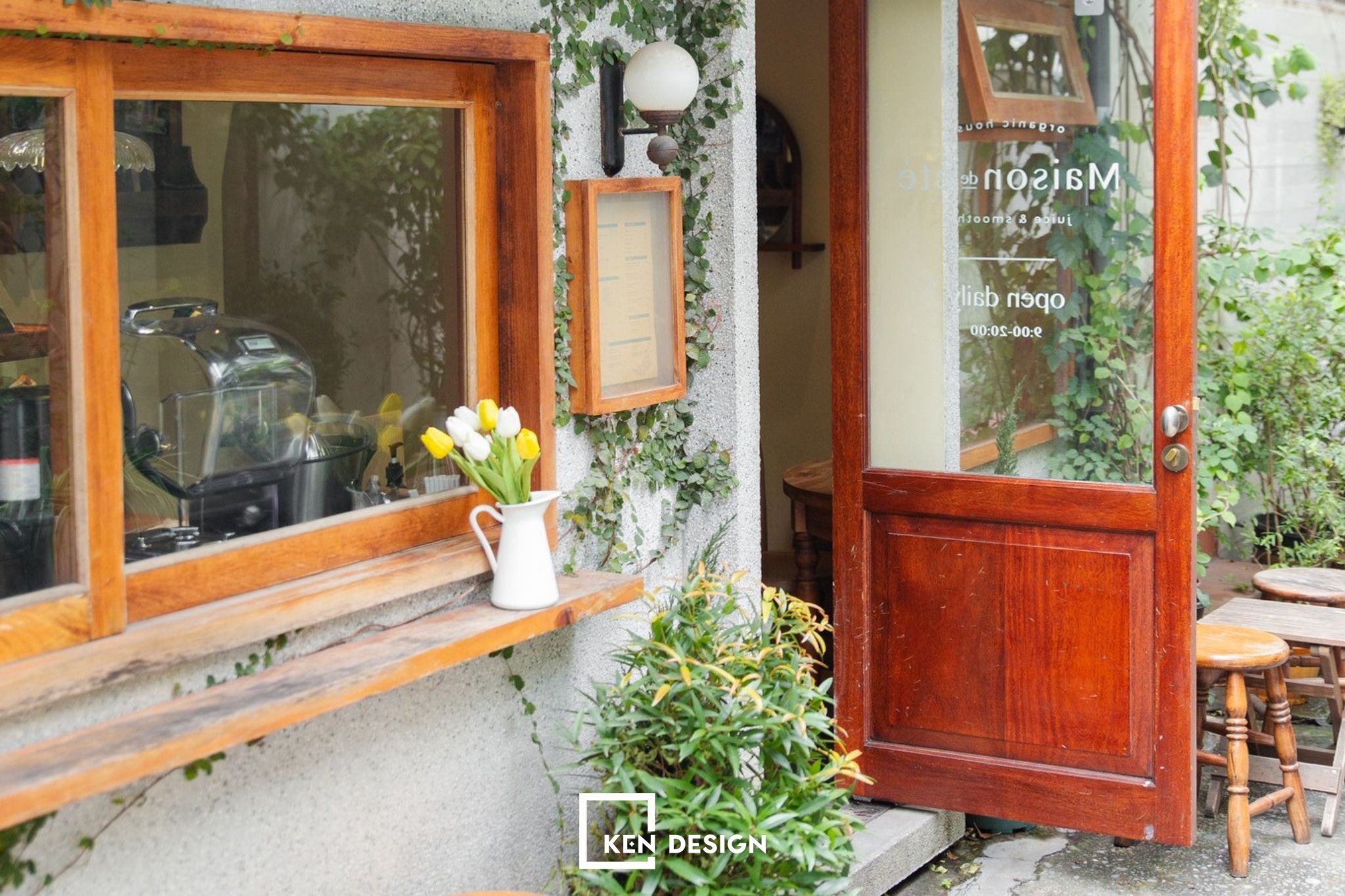 thiết kế quán cafe nhỏ xinh