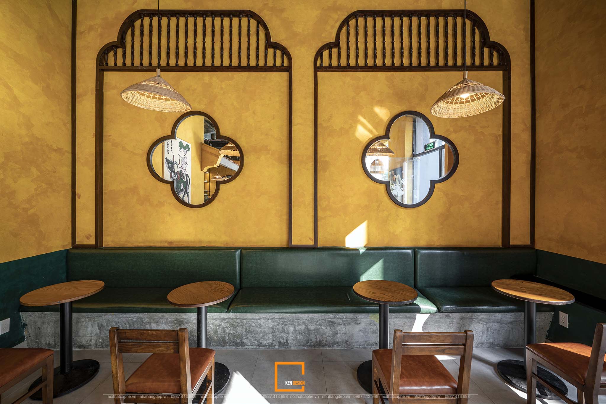 Thiết kế quán cà phê phong cách indochine - sức hút của vẻ đẹp ...