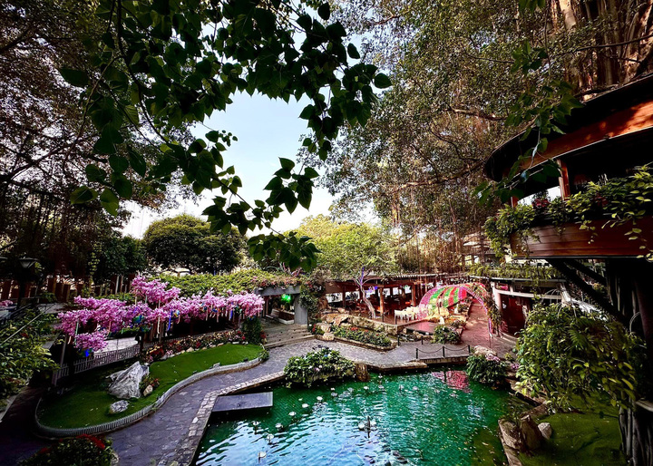 thiết kế quán cafe sân vườn "luôn đông khách"