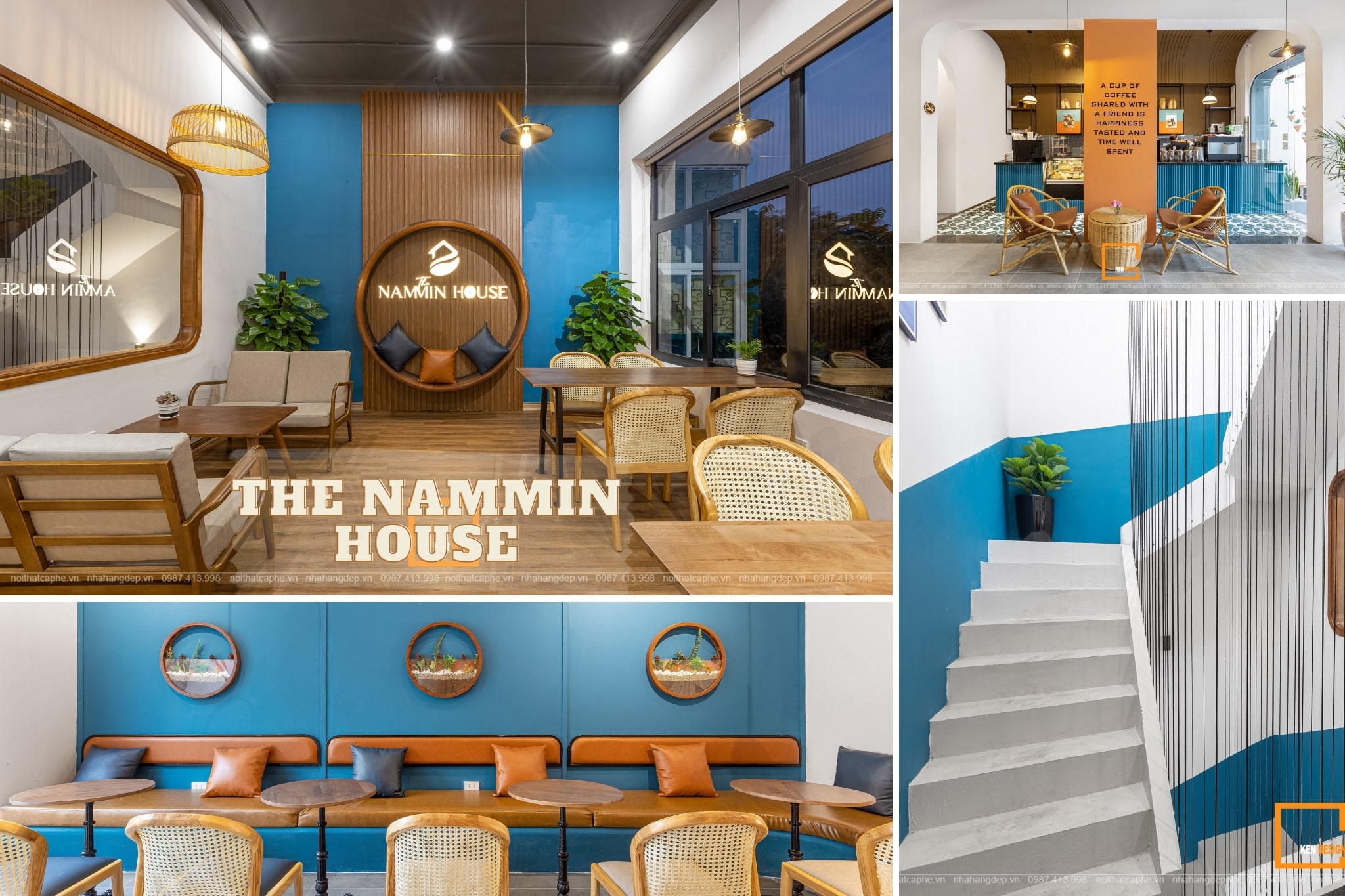 Thiết kế thi công quán cafe the Nammin House