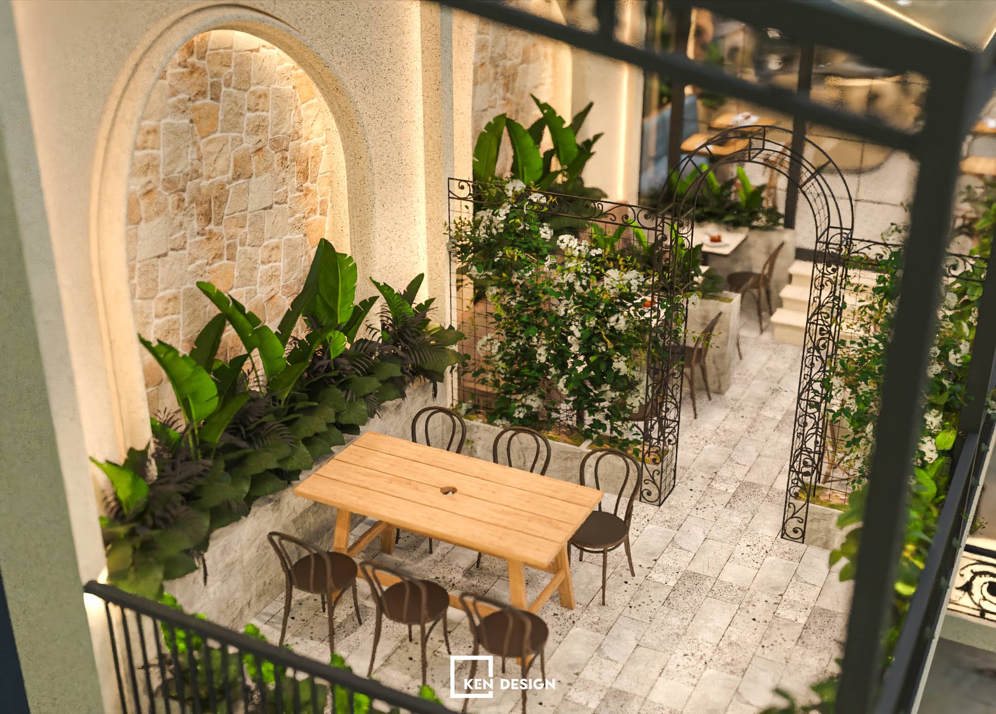 Thiết kế quán Tày Cafe 