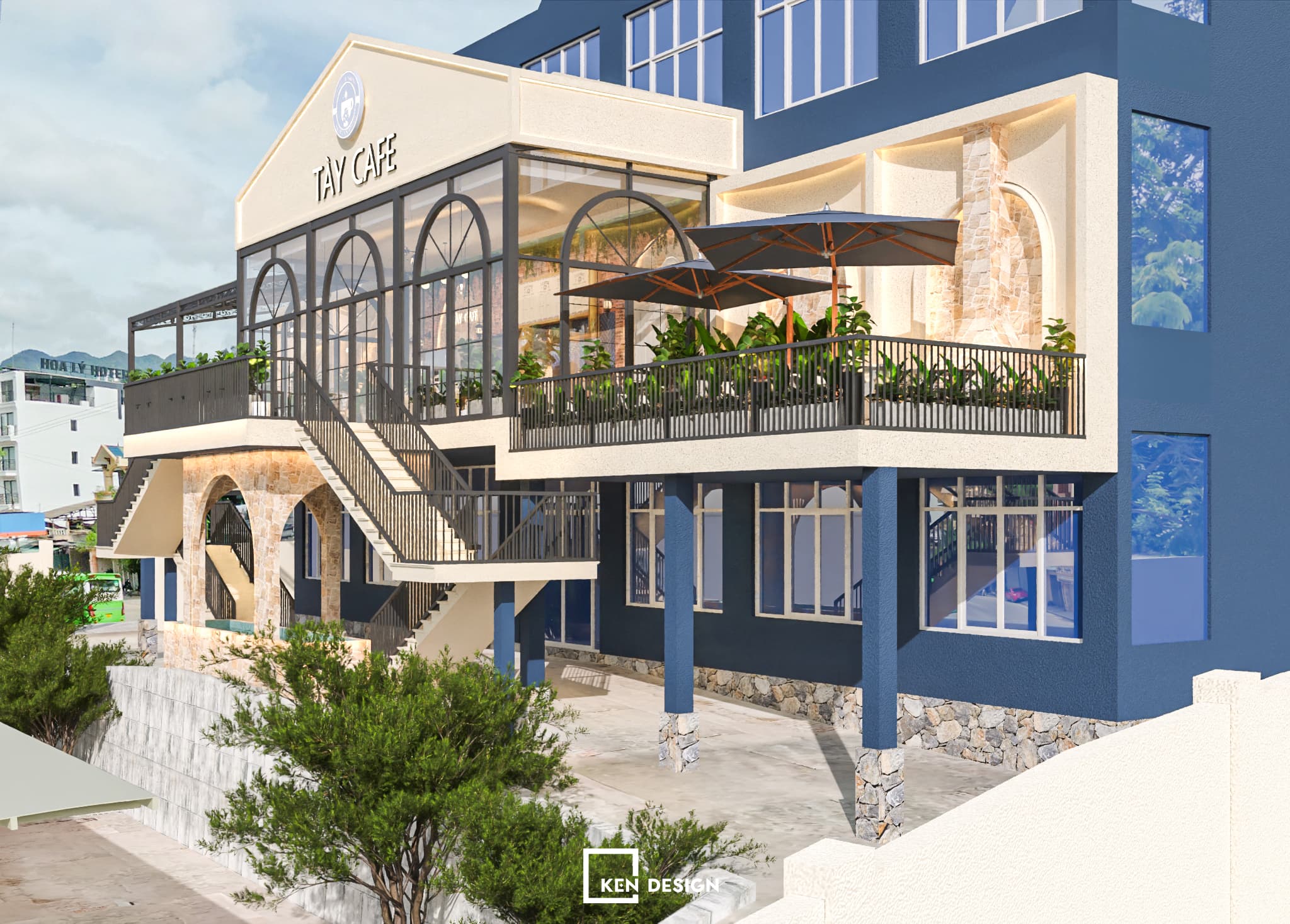 Thiết kế quán Tày Cafe 