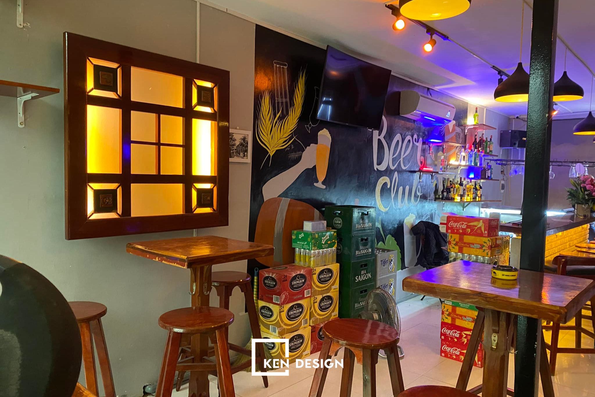 đèn neon - Thiết kế Rastaman Pub