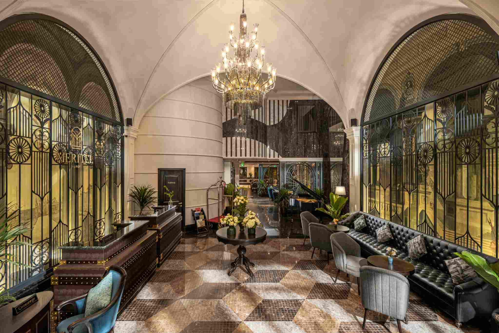 Meritel Hanoi hotel lobby design