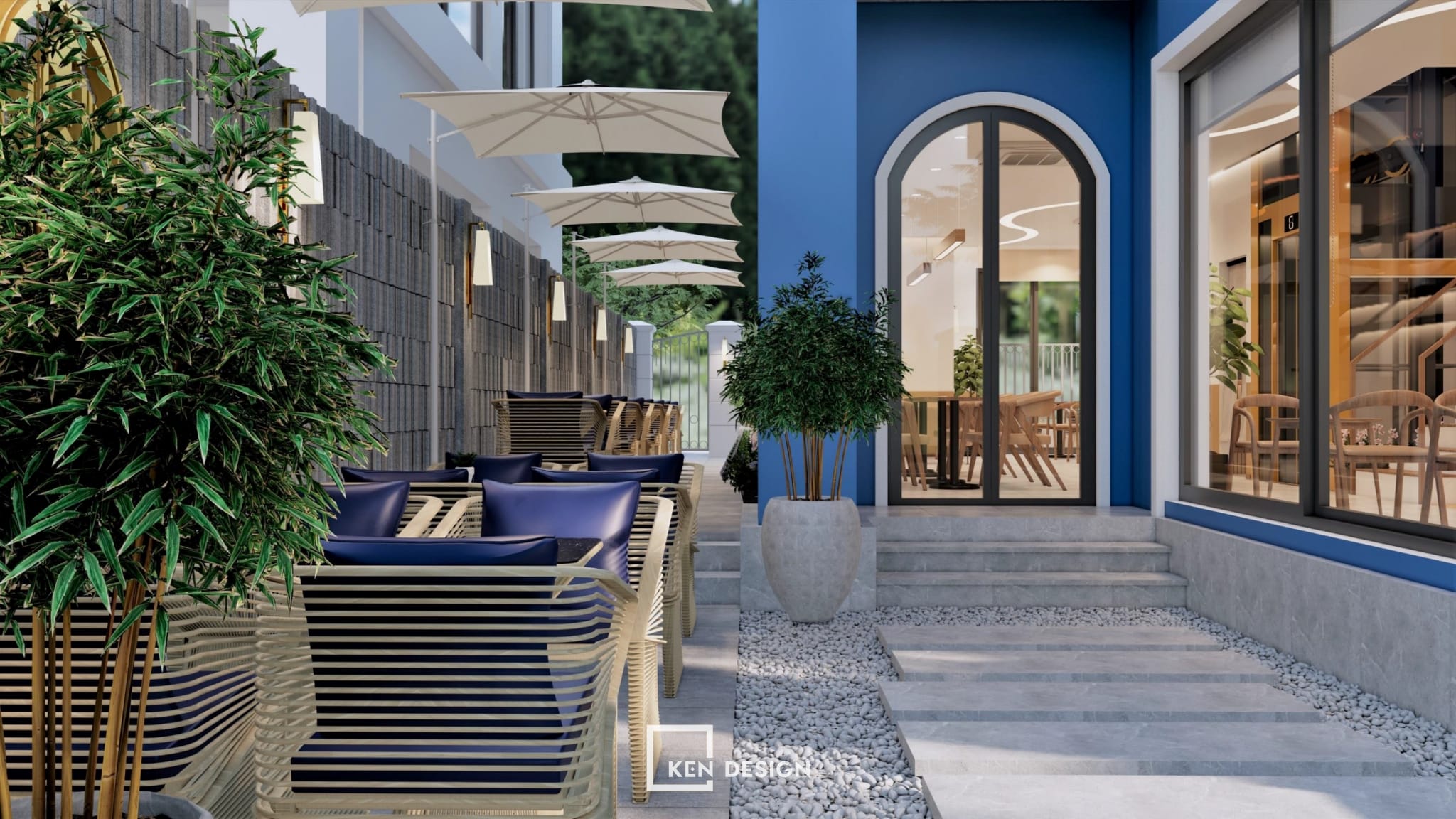 Thiết kế TAK Cafe tại Ocean Park 