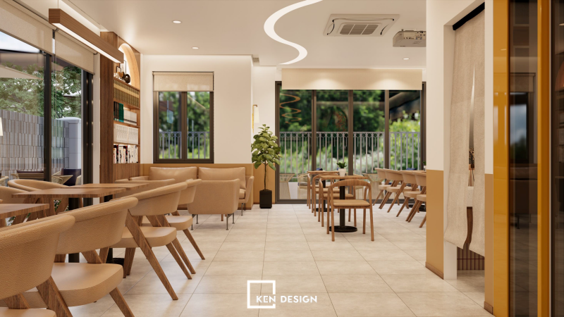 Thiết kế TAK Cafe tại Ocean Park