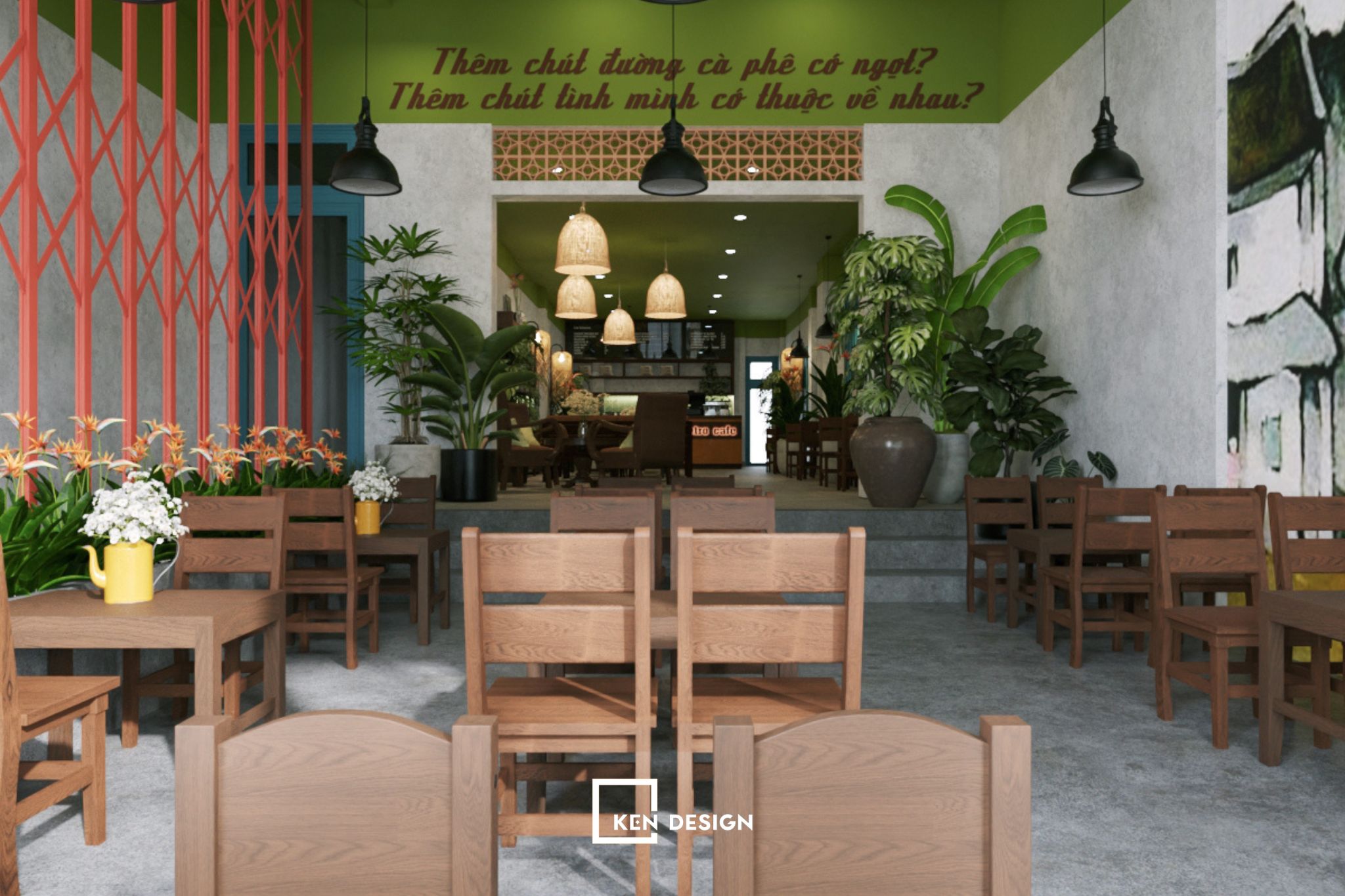Thiết kế Retro Cafe - Tái hiện không gian của một Hà Nội xưa 