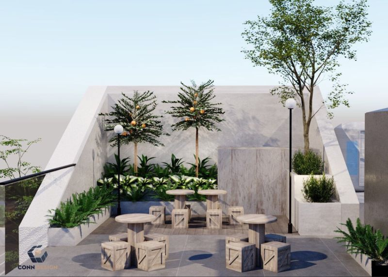 trang trí quán cafe nhỏ đẹp 