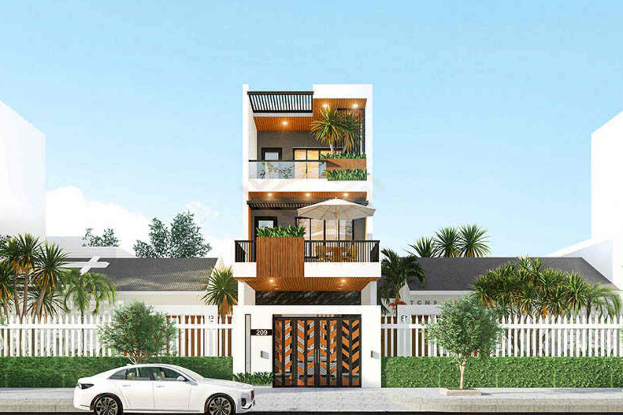 vị trí khi thiết kế homestay nhà ống