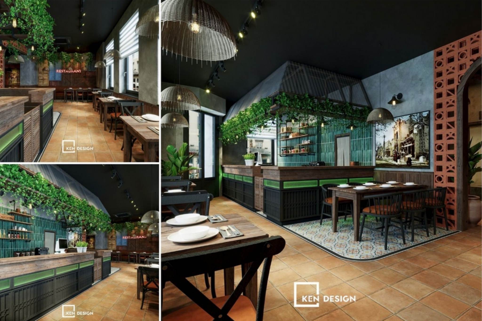 Thi công nhà hàng Đức 1