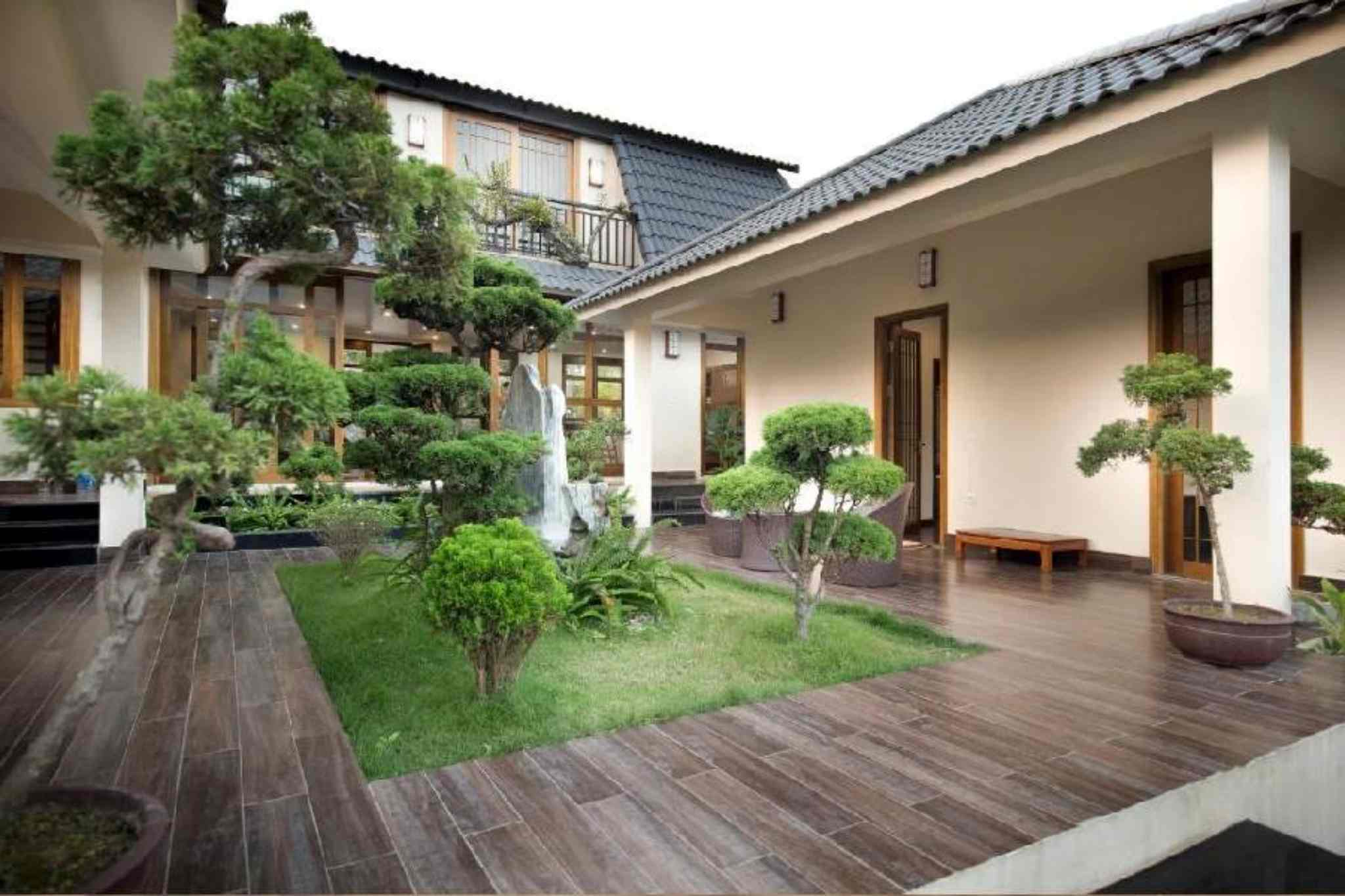 thiết kế homestay nhà vườn phong cách Nhật Bản 