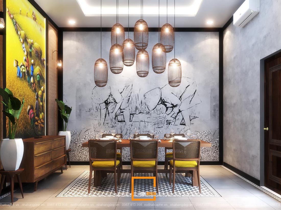  thiết kế nhà hàng đồng quê tại Hà Nội 