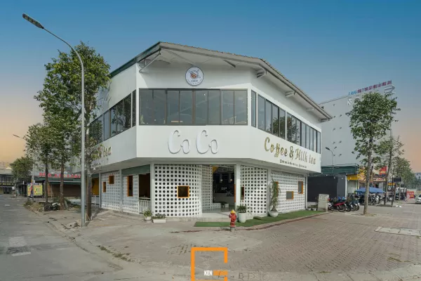 Thi công quán cafe CoCo Coffee & Milktea Bắc Ninh