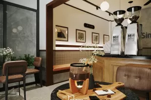 Dự án thiết kế quán cafe Kiwi Coffee