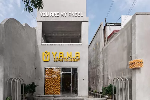 Mẫu thiết kế YAMA Coffee: Phong cách công nghiệp ấn tượng
