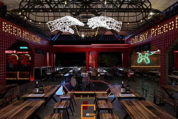 Thiết kế beer club Skyzone - Cuốn hút và khác biệt