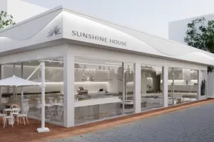 Thiết kế quán trà sữa The Sunshine House - Khơi nguồn từ nét đẹp tối giản