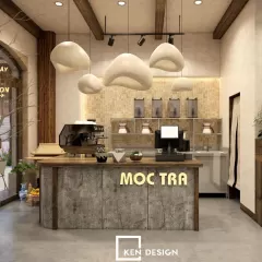 Dự án thiết kế quán cafe Mộc Trà tại Hưng Yên