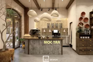 Dự án thiết kế quán cafe Mộc Trà tại Hưng Yên