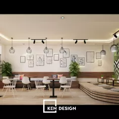 Dự án thiết kế quán trà sữa tại Phú Thọ