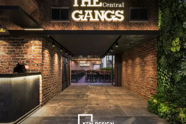 Thiết kế nhà hàng The Gangs Nguyễn Huệ – Không gian bar rooftop đẳng cấp giữa phố đi bộ
