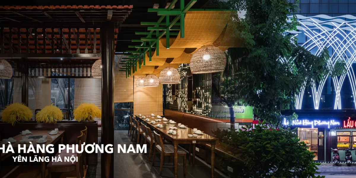 Thi công nhà hàng Phương Nam Yên Lãng