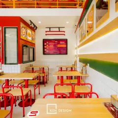 Dự án thi công nhà hàng Jjajang Duy Tân - Hà Nội